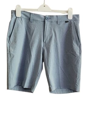 Travis Mathew Light Blue Flat Front Men's Golf Shorts